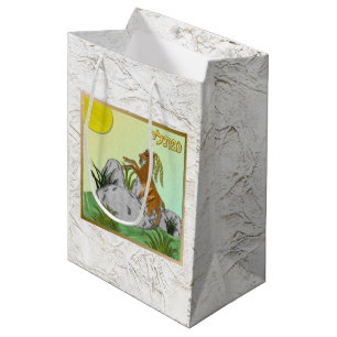 Cadeau Moyen Sac Judaica 12 Tribus d'Israël Art Naphtali Sac Ca