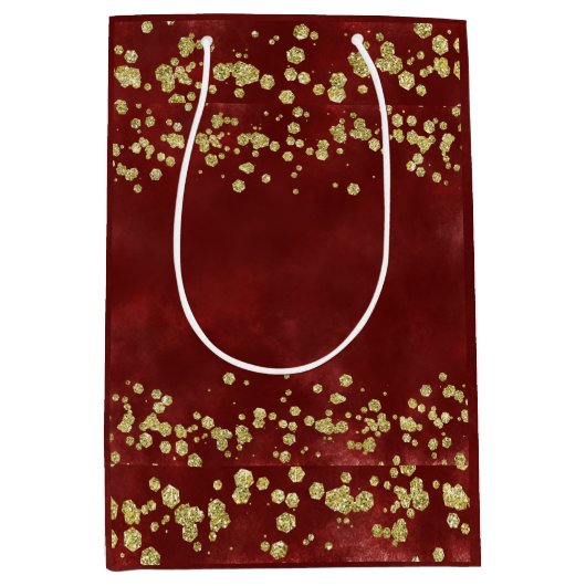 Cadeau Moyen Sac rustique bohème élégant (Devant)