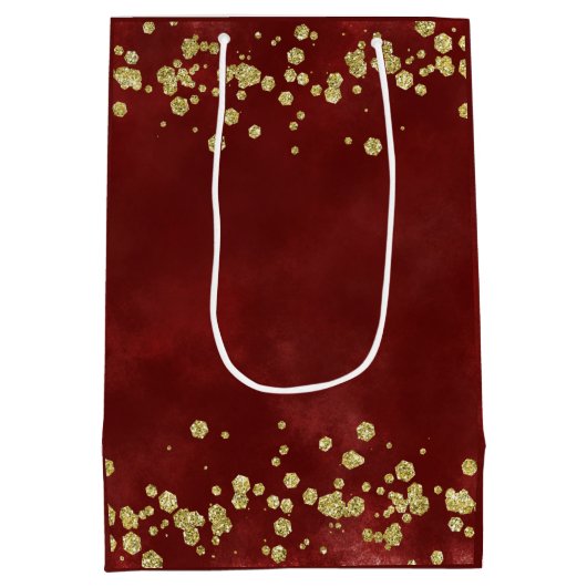 Cadeau Moyen Sac rustique bohème élégant (Dos)