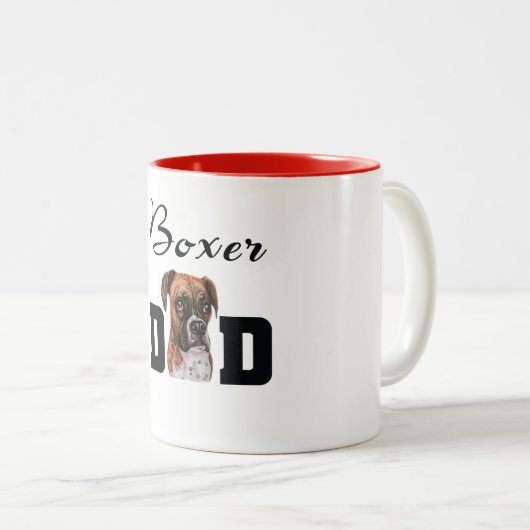 Cadeau Mug pour le DAD Boxe (Devant droit)