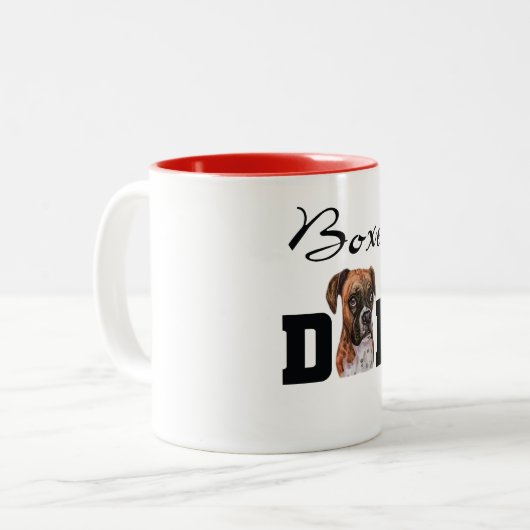 Cadeau Mug pour le DAD Boxe (Devant gauche)