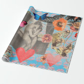 Cadeau MUNCH emballage papier collage Saint-Valentin (Déroulé)