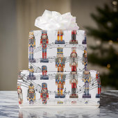 Cadeau Musical Nutcracker Soldiers Envelopper du papier