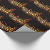 Cadeau Musique 4 Papier d'enveloppement (Coin)