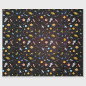 Cadeau Navires spatiaux enveloppant du papier (Plat)