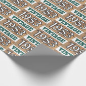 Cadeau Né en 1953 papier d'emballage (Coin)