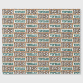 Cadeau Né en 1958 papier d'emballage (Plat)