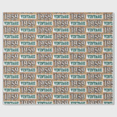 Cadeau Né en 1959 papier d'emballage (Plat)