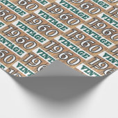 Cadeau Né en 1960 papier d'emballage (Coin)