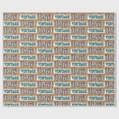 Cadeau Né en 1961 papier d'emballage (Plat)