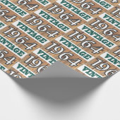 Cadeau Né en 1964 papier d'emballage (Coin)