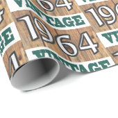 Cadeau Né en 1964 papier d'emballage (Coin rond)