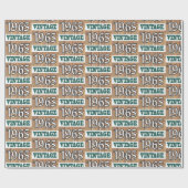 Cadeau Né en 1965 papier d'emballage (Plat)