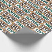 Cadeau Né en 1966 papier d'emballage (Coin)