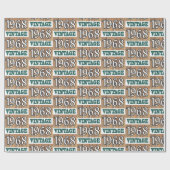 Cadeau Né en 1968 papier d'emballage (Plat)