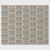 Cadeau Né en 1969 papier d'emballage (Plat)