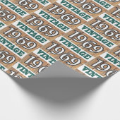 Cadeau Né en 1969 papier d'emballage (Coin)