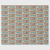 Cadeau Né en 1971 papier d'emballage (Plat)