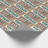 Cadeau Né en 1971 papier d'emballage (Coin)