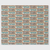 Cadeau Né en 1972 papier d'emballage (Plat)