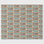 Cadeau Né en 1973 papier d'emballage (Plat)