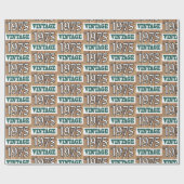 Cadeau Né en 1975 papier d'emballage (Plat)