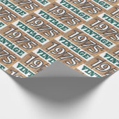 Cadeau Né en 1975 papier d'emballage (Coin)