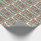 Cadeau Né en 1979 papier d'emballage (Coin)