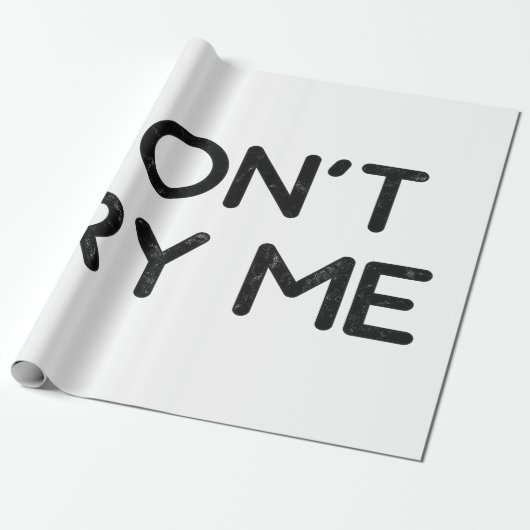 Cadeau Ne m'essayez pas de papier tissulaire (Déroulé)