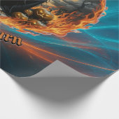 Cadeau Né pour Burn Dark Witch Wrapping Papier (Coin)