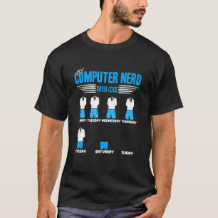 Cadeau Nerd-printercode voor deze computer T-shirt