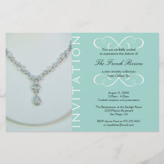 Cadeau nieuwe luxe producten elegant blauwgroen ui flyer