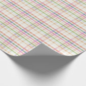 Cadeau N'Importe Quelle Occasion Papier Plaid Rose (Coin)