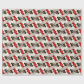 Cadeau Noël de Holley - Papier à enveloppement chat/chato (Plat)