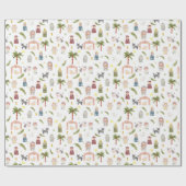 Cadeau Noël de la Nativité papier d'enveloppement (Plat)