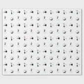 Cadeau Noël de Meowy - Papier de Noël de Kitty plafonné (Plat)