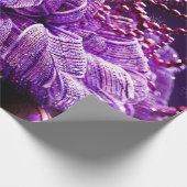 Cadeau Noël pourpre - papier d'emballage (Coin)