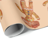 Cadeau Noël Sweet Holidays Enveloppement Papier (Coin rond)