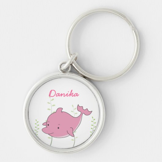Cadeau nommé de Keychain de porte-clés de filles r (Devant)
