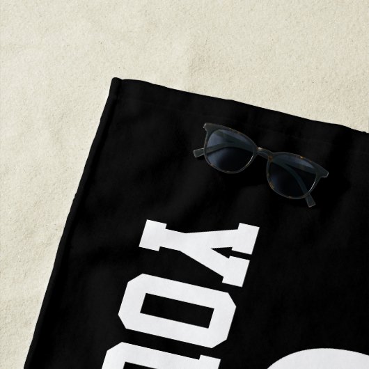 Cadeau nommé fait sur commande de serviette de (En situation)