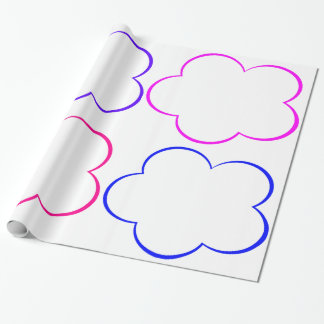 Cadeau Nuages colorés Envelopper le papier
