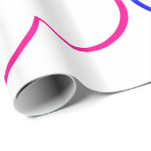 Cadeau Nuages colorés Envelopper le papier (Coin rond)