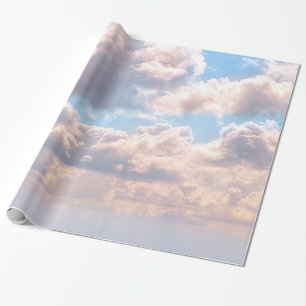 Cadeau Nuages dans le papier enveloppant du ciel