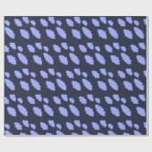 Cadeau nuages enveloppant du papier (Plat)