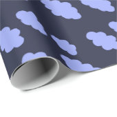 Cadeau nuages enveloppant du papier (Coin rond)