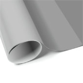 Cadeau Nuances de papier d'emballage gris (Coin rond)