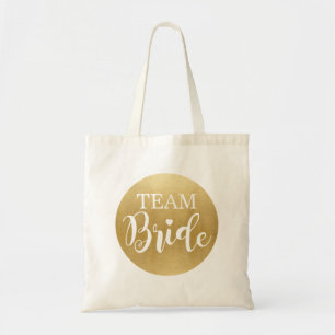 Cadeau nuptiale de filles de toile de sac d'or de