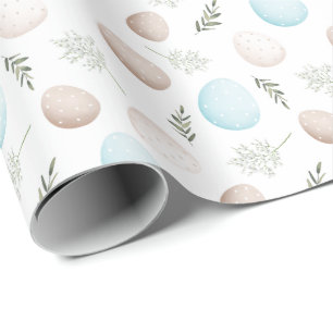 Cadeau Oeufs de Pâques et papier d'écorce de verdure