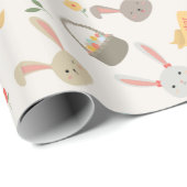 Cadeau Oeufs simples et papier d'emballage de Pâques | de (Coin rond)