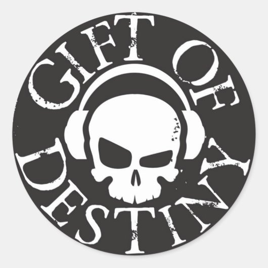 Cadeau-of-Destiny-Sticker Ronde Sticker (Voorkant)